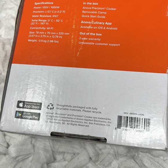 Anova Precision® Cooker Plug Type: CA Plug (120V) - Picture 6 of 6